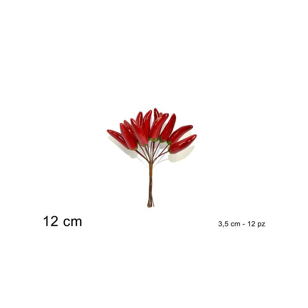 MAZZO PEPERONCINI 12 PZ CM3.5